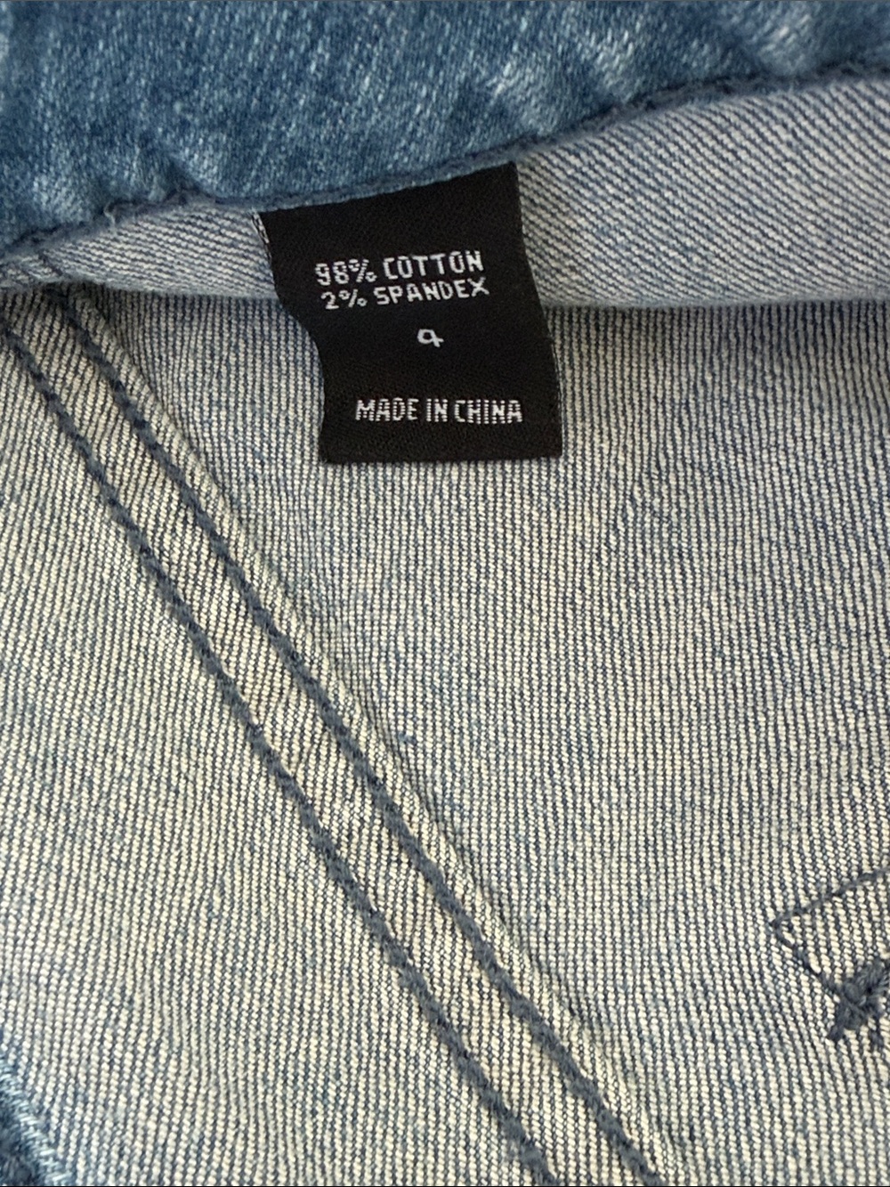 Vintage Victoria’s Secret Siren London Light Blue Distressed Skinny Jean-Size 4 - Picture 6 of 7